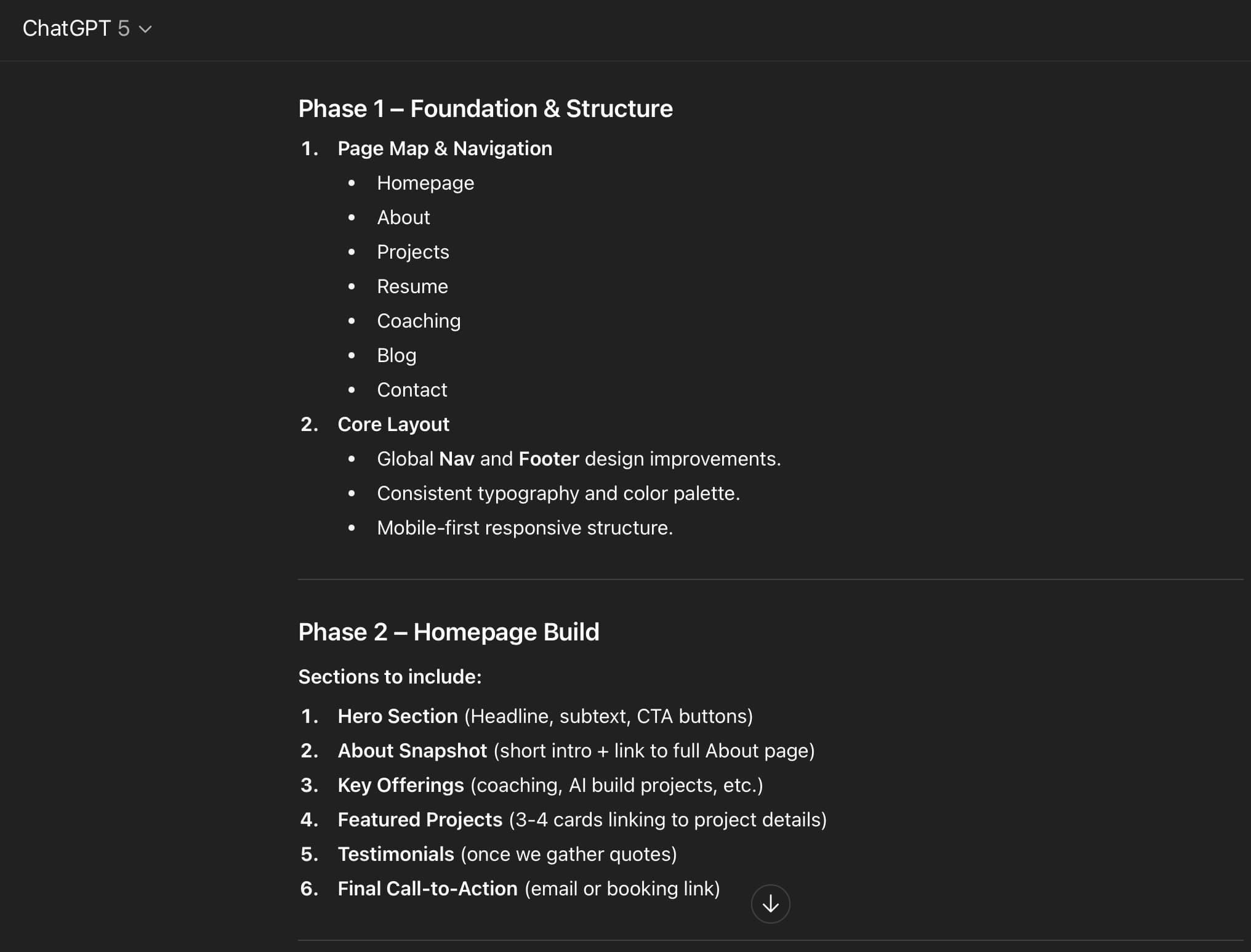 Project structure